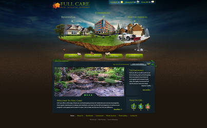 Full Care Lawncare web design