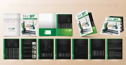 Innolift presentation folder + sellsheets