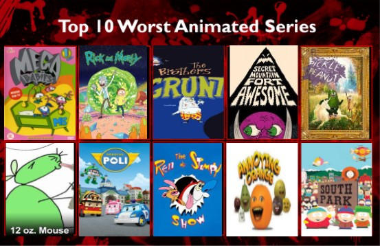Top 10 Worst Cartoons of All Time! by dexman3 on DeviantArt