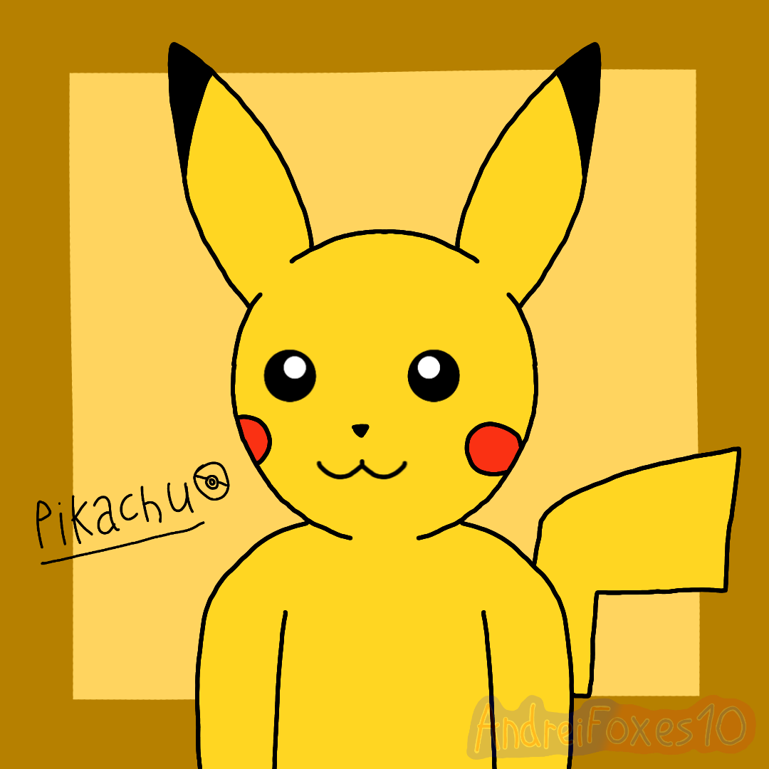 Pikachu Fanart by AndreiFoxes10 on DeviantArt