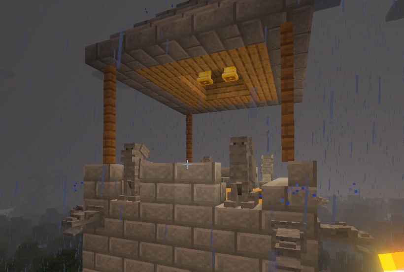 Colossal Bell Belltower with Gargoyles and Grotesques_Minecraft by ColossalAnimations ...
