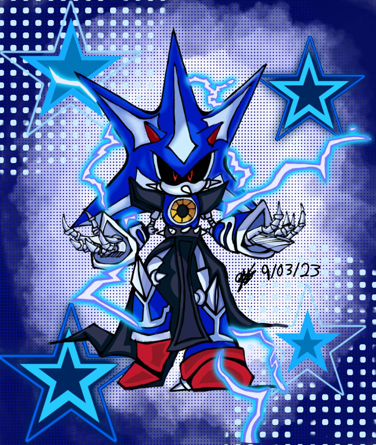 Neo Metal Sonic Organic Form by metaruuu on DeviantArt