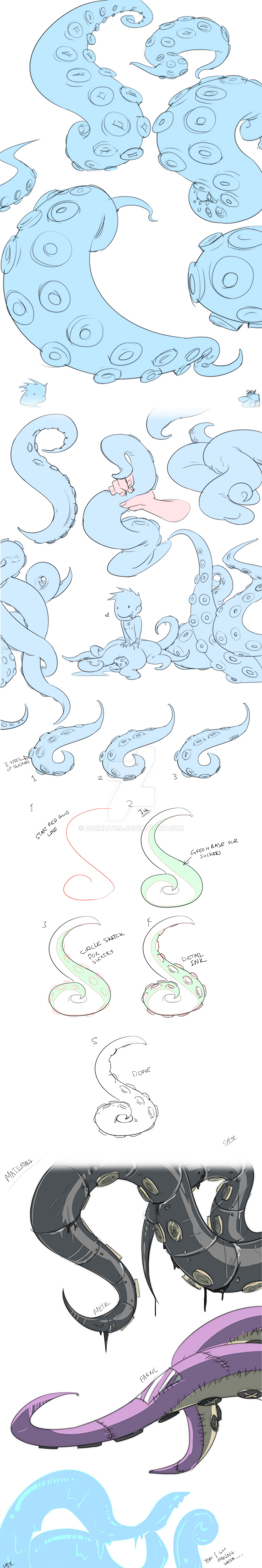 Tentacle References by DarkLitria on DeviantArt