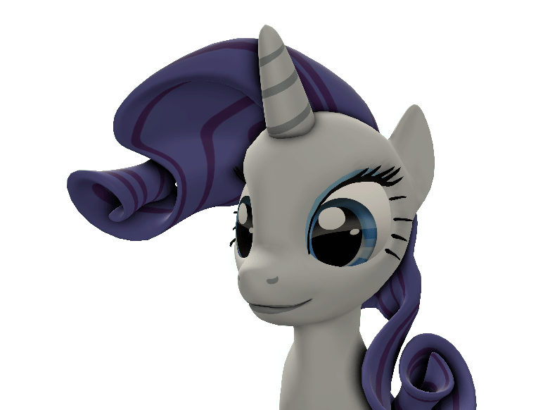Request: Winking Rarity by Photomix3r on DeviantArt