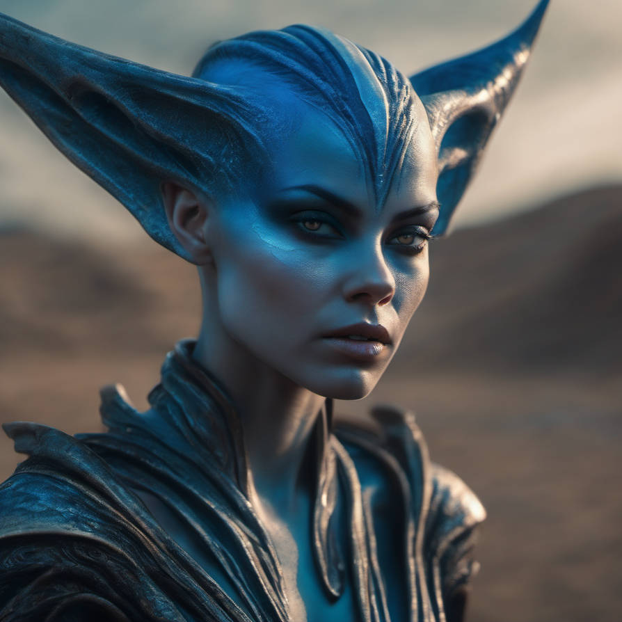Alien Picture Reealistic Princess female alien queen by Dralles on DeviantArt