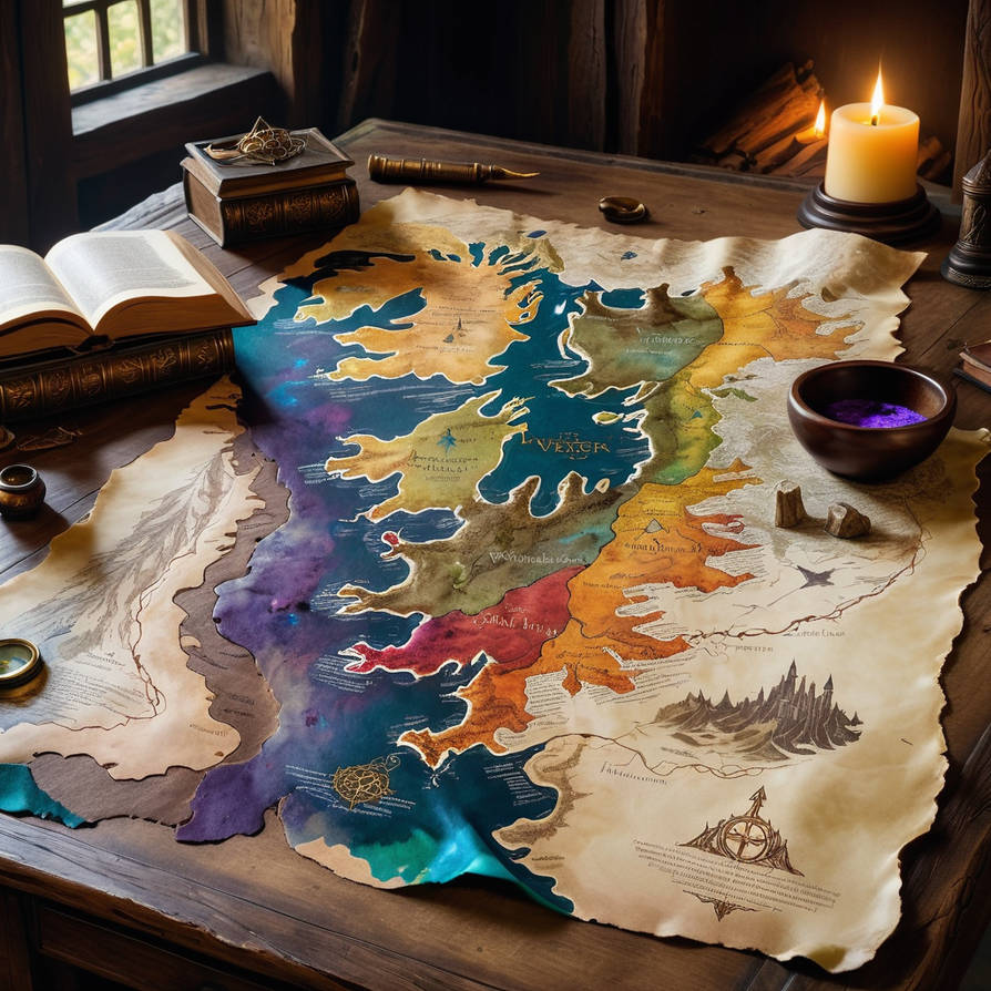 a magical map by Dralles on DeviantArt