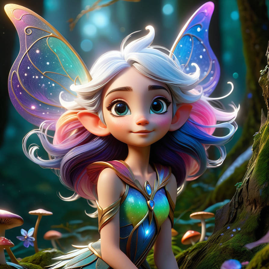 Pixie Smiling a gorgeous pixie by Dralles on DeviantArt