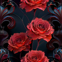 Fantasy, elegant roses