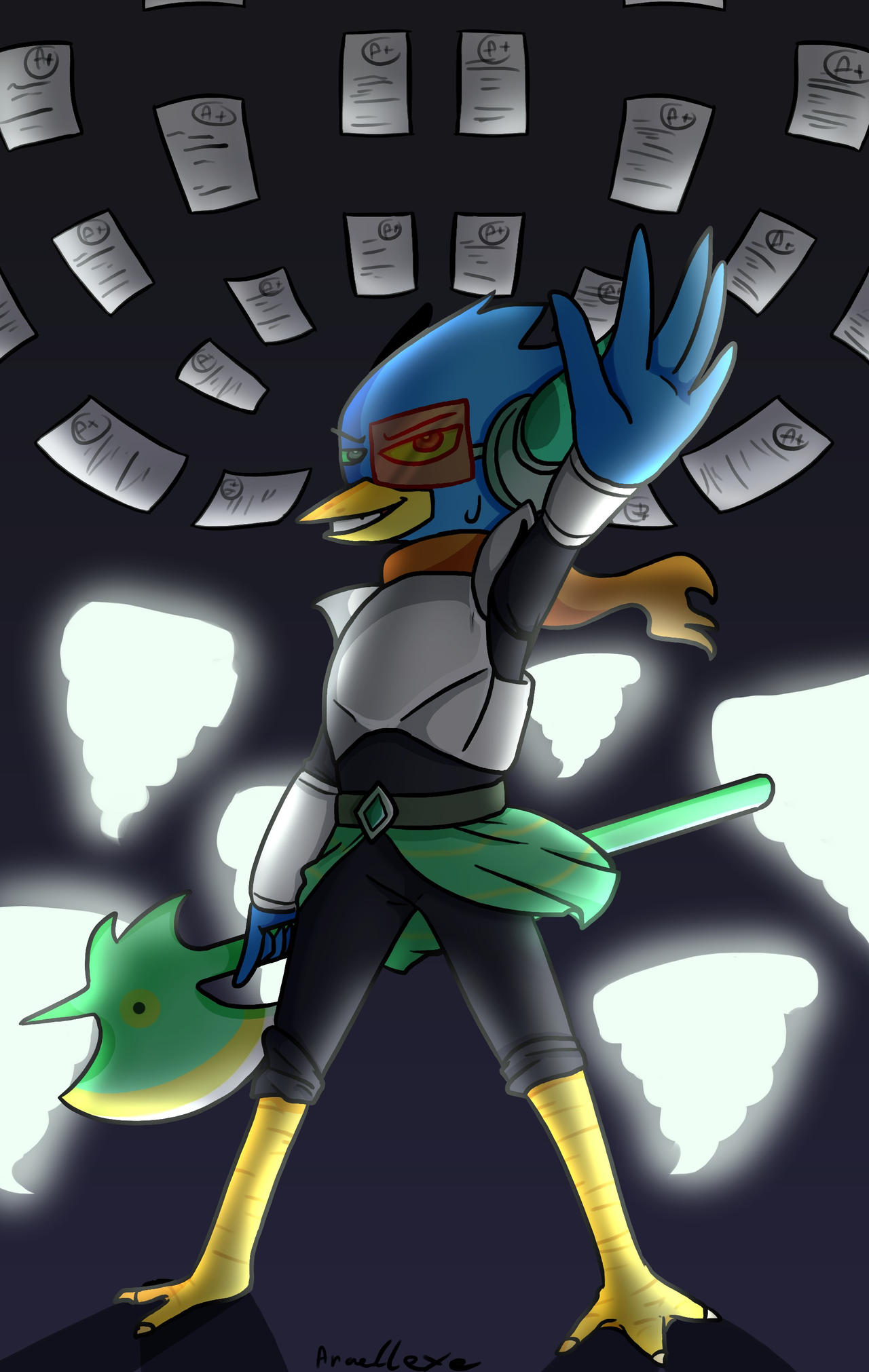 Berdly by Anaellexe on DeviantArt