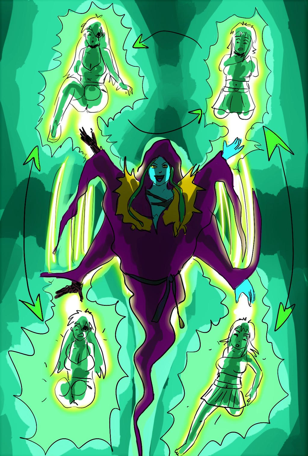 Arcanna's 'Trick' by DRagonArtWorks on DeviantArt