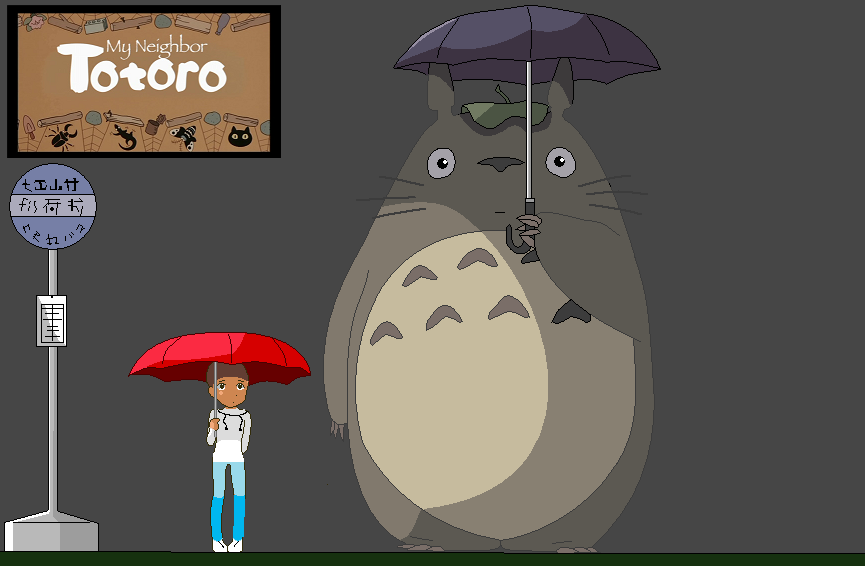 Totoro and me XD