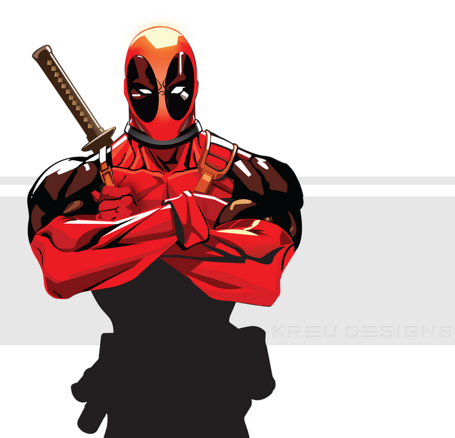 Deadpool Vector by KR3UZL3R on DeviantArt