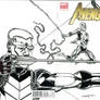 AVENGERS #7 SKETCH COVER 1