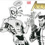 AVENGERS #7 SKETCH COVER 5