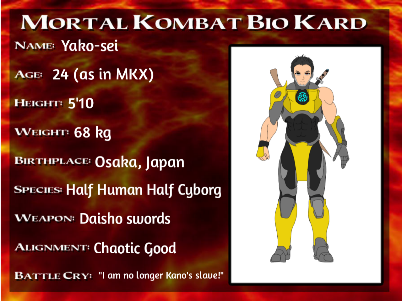 MK: Yako-sei Bio Kard by CaptainARV on DeviantArt