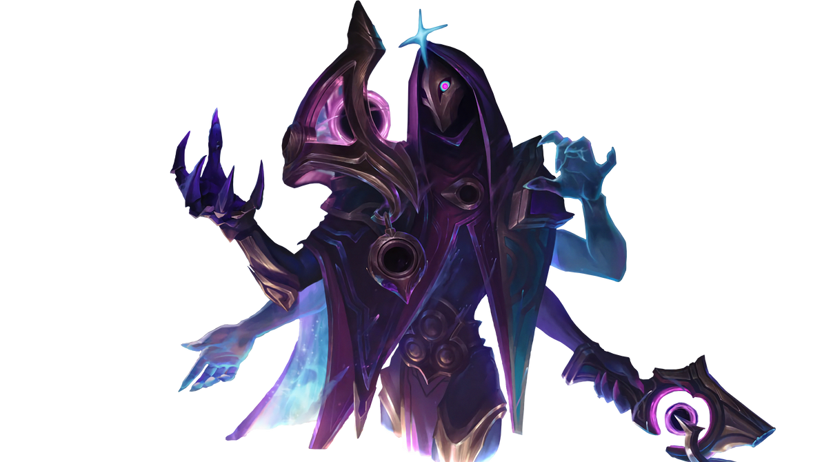 Dark Cosmic Jhin 4K Render by KnightShut on DeviantArt