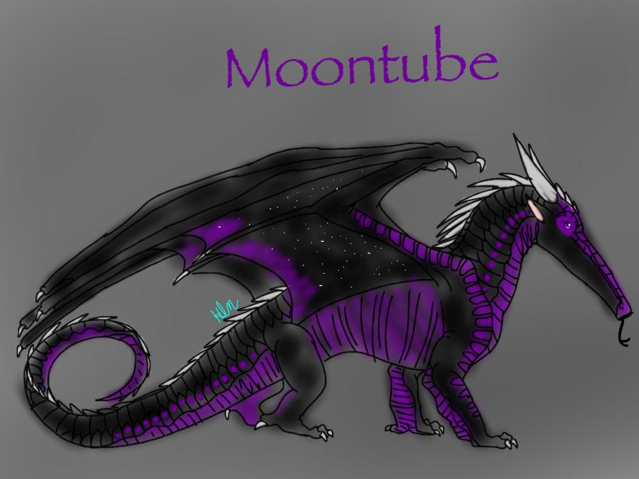 Wings of Fire-Moontube the Nightwing by BlackDragon-Studios on DeviantArt 