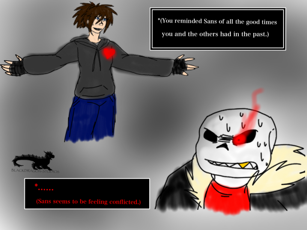 underfell sans by Shuru on Newgrounds