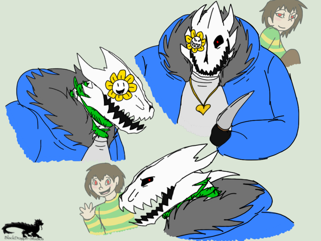 Undertale Aus Flowey And Chara S New Pet By Blackdragon Studios On Deviantart Undertale Aus Flowey And Chara S New Pet By Blackdragon Studios On Deviantart