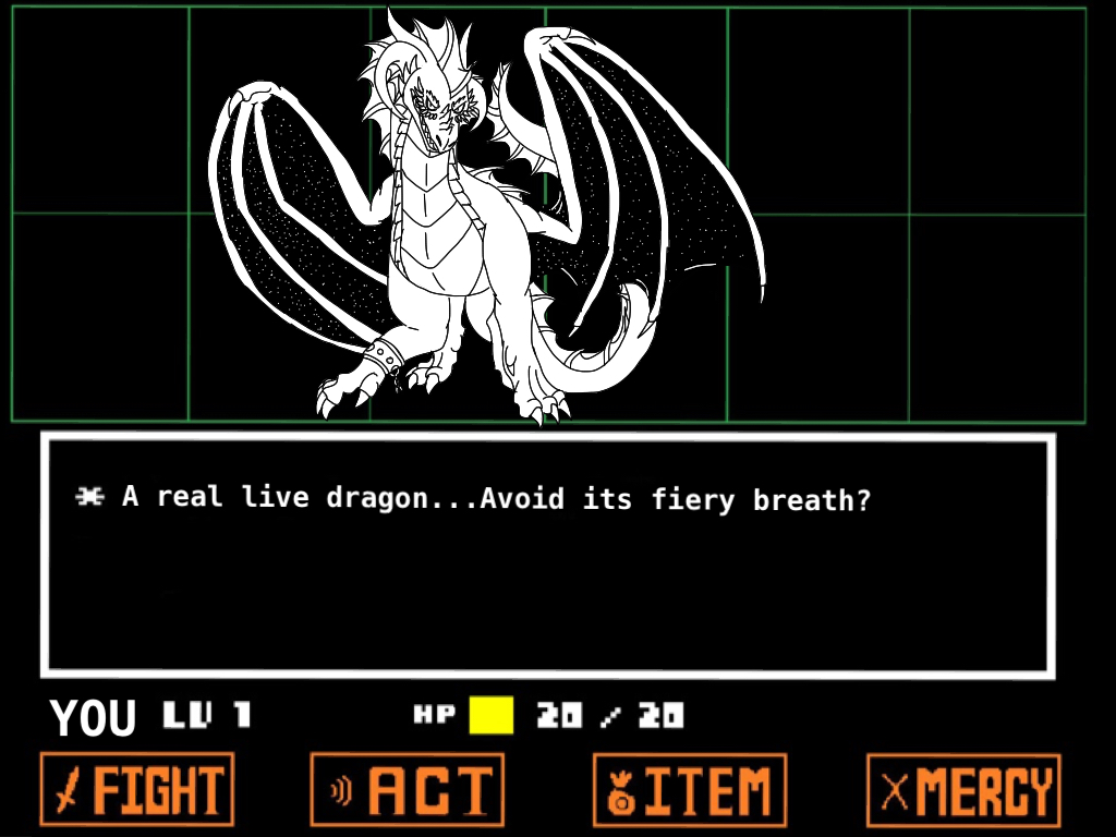 Undertale: Megadragon Battle Screen -redone-