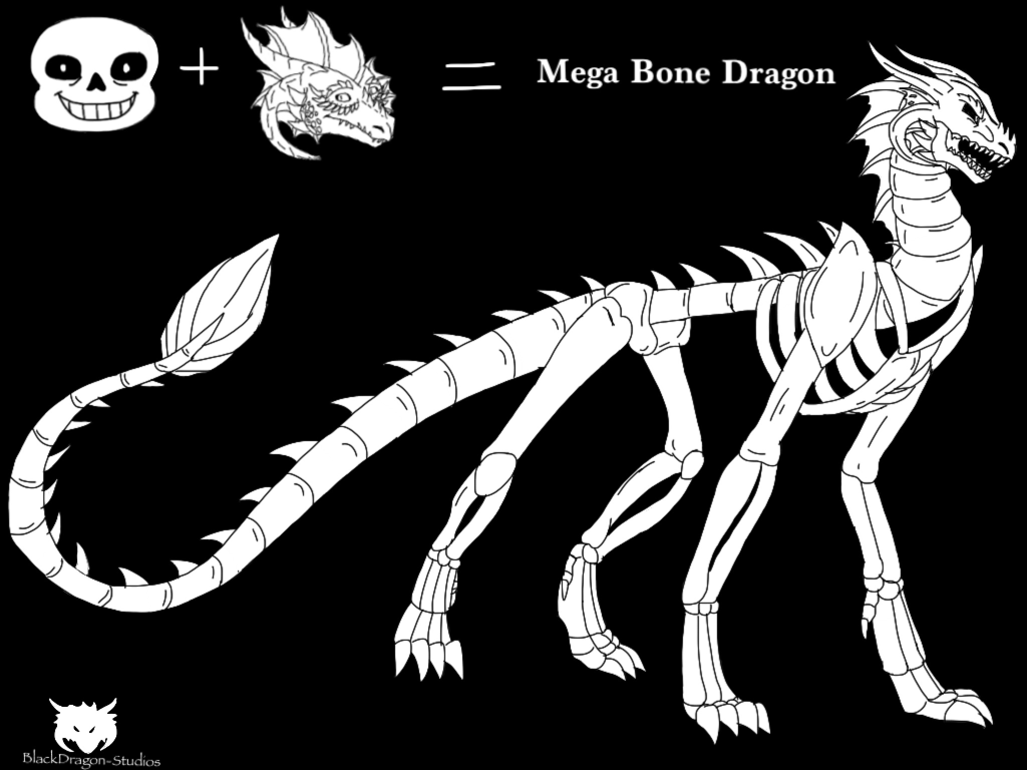 Undertale Fusiontale Mega Bone Dragon By Blackdragon Studios On Deviantart Undertale Fusiontale Mega Bone Dragon By Blackdragon Studios On Deviantart