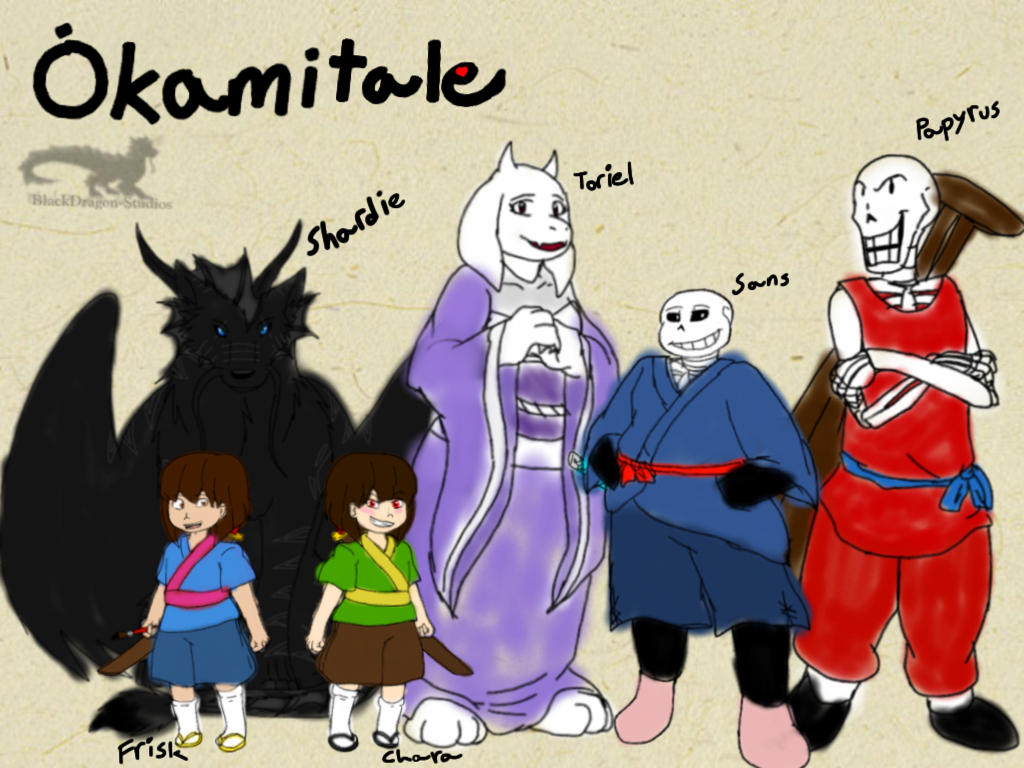 Undertale Au Okamitale Characters Part 1 By Blackdragon Studios On Deviantart Undertale Au Okamitale Characters Part 1 By Blackdragon Studios On Deviantart