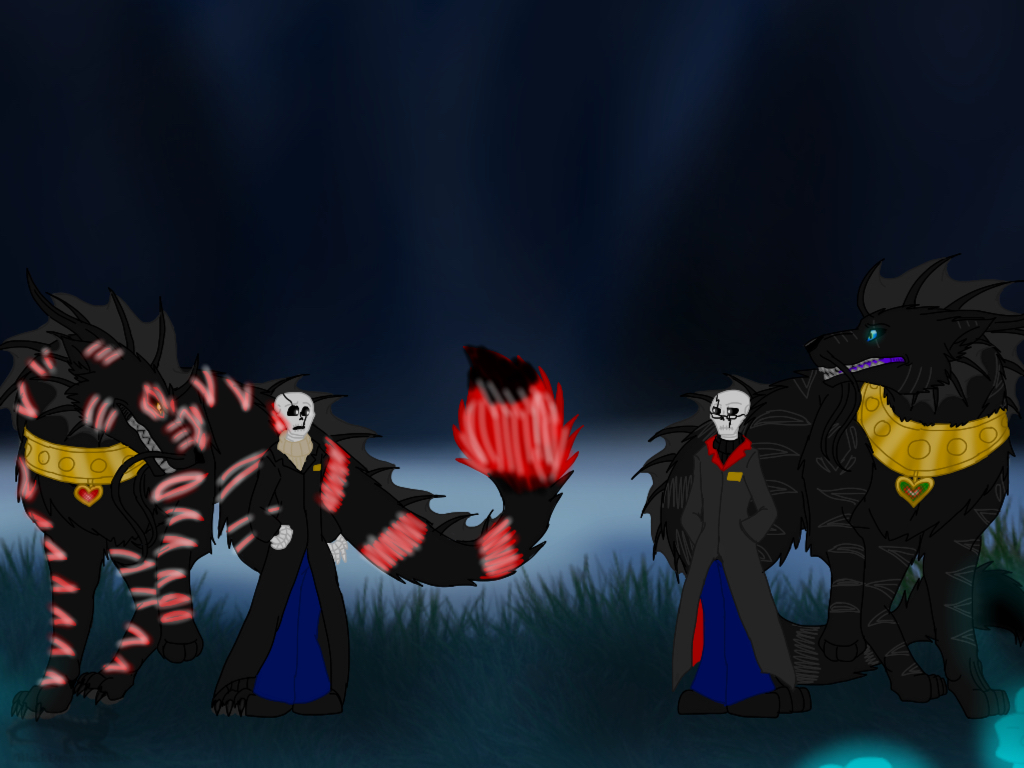 SharDin meets Reverse-SharDin by BlackDragon-Studios on DeviantArt