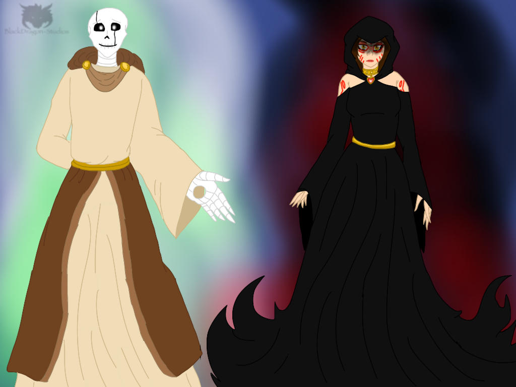 Reverse-SharDin AU: God of Life and Lady Death by BlackDragon-Studios ...