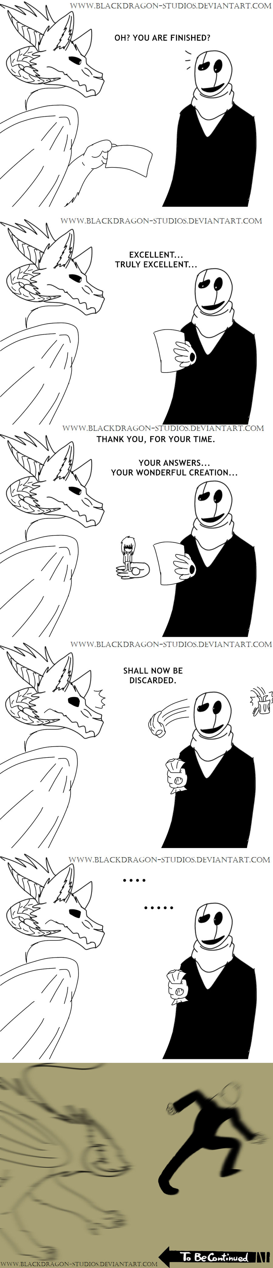 Delta Rune Gaster Deltarune Comic: The Death of W D Gaster by BlackDragon-Studios on ...