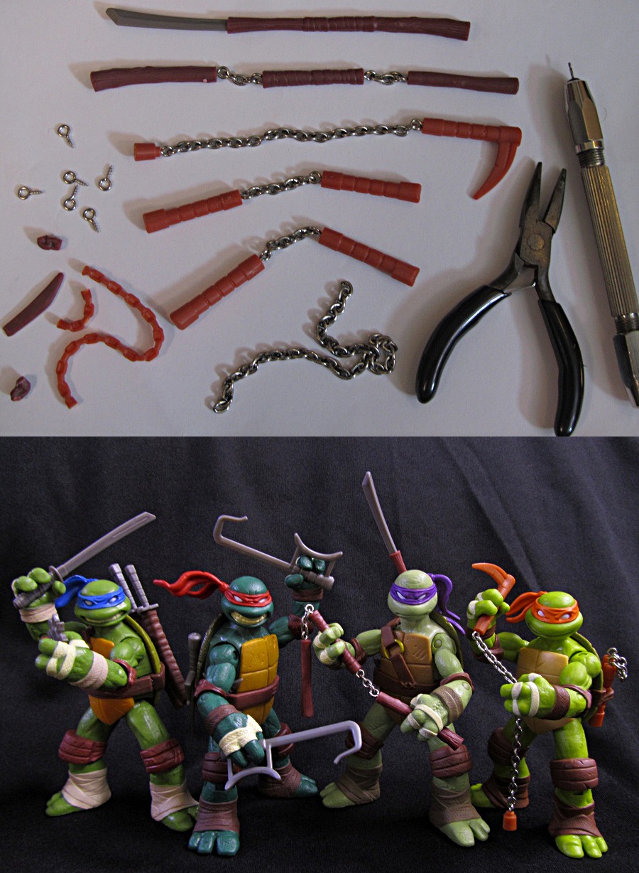 Tmnt Weapon Rack TMNT 2012 Custom Weapons Upgrade by Police-Box-Traveler on DeviantArt