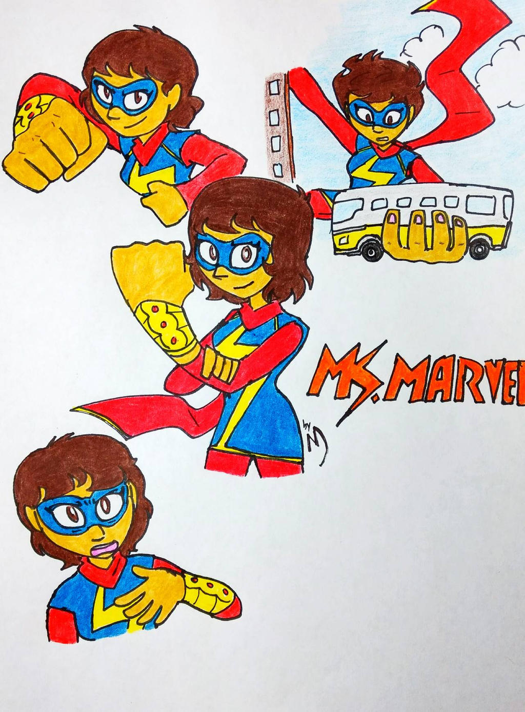 Ms. Marvel by streak663 on DeviantArt