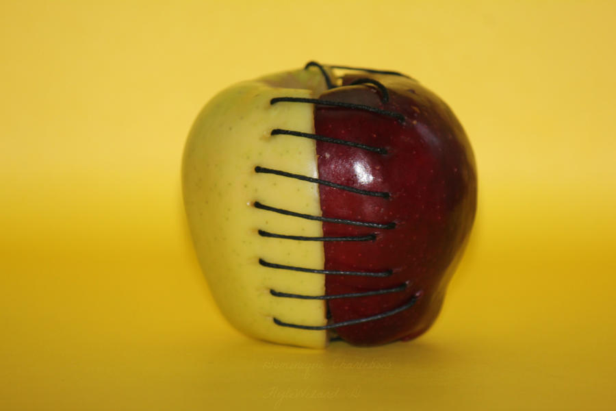 Apple (Yellow Background)