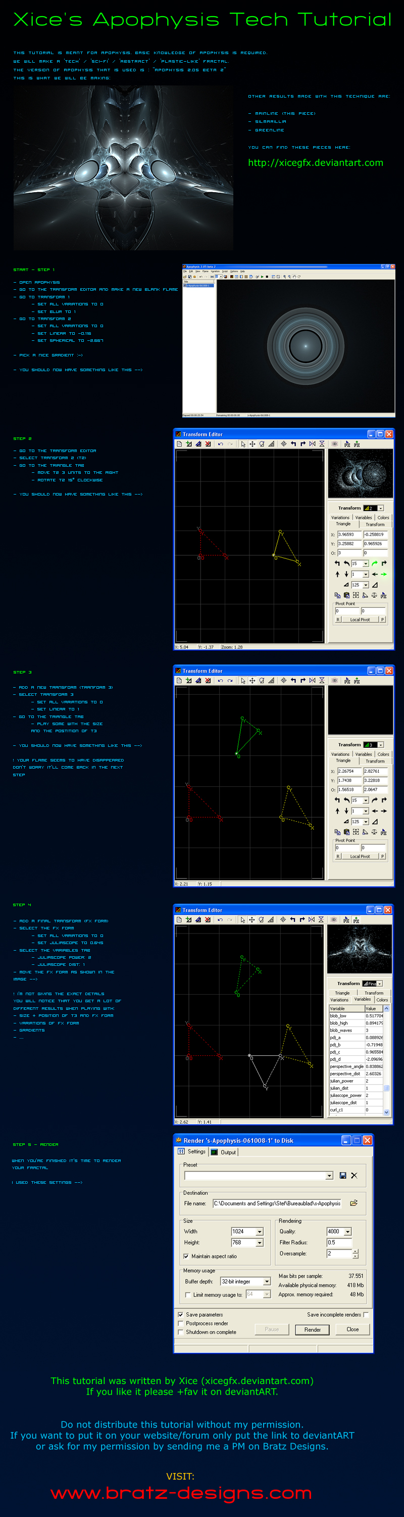 Apophysis Tech Tutorial