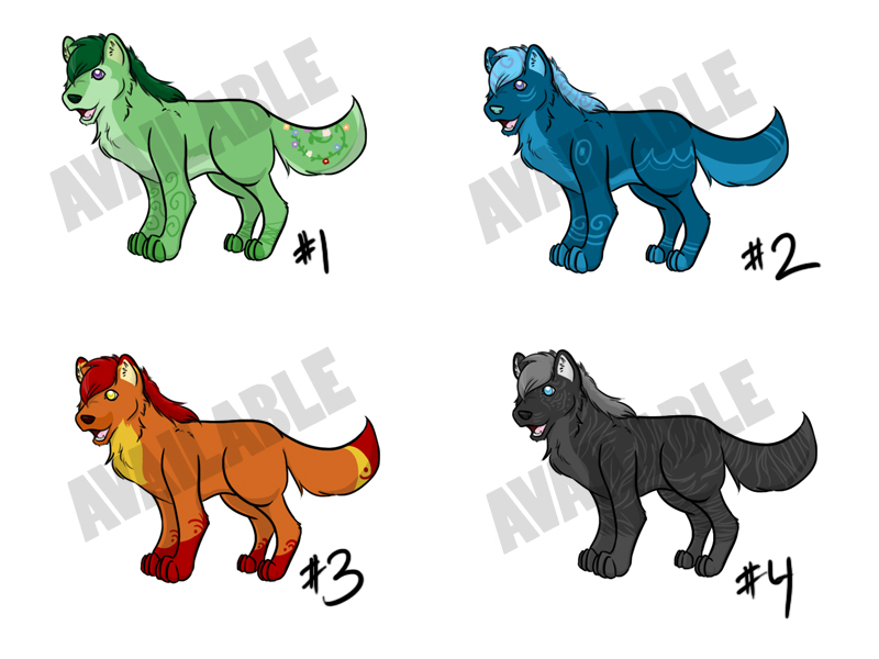 Adoptable Maned Wolves