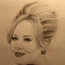 Adele - Pencil Portrait Drawing