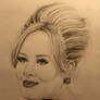 Adele - Pencil Portrait Drawing