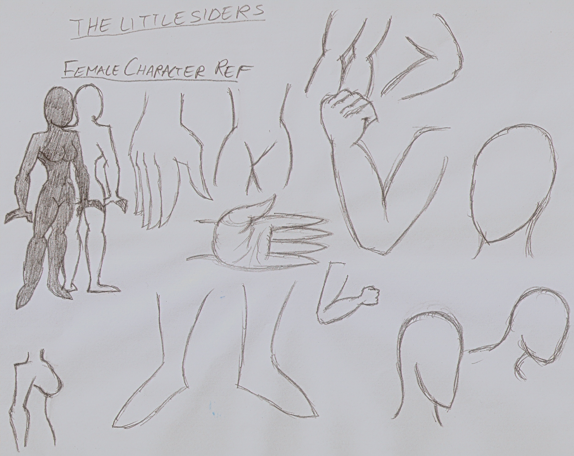 The Little Siders- Female Ref Sheet