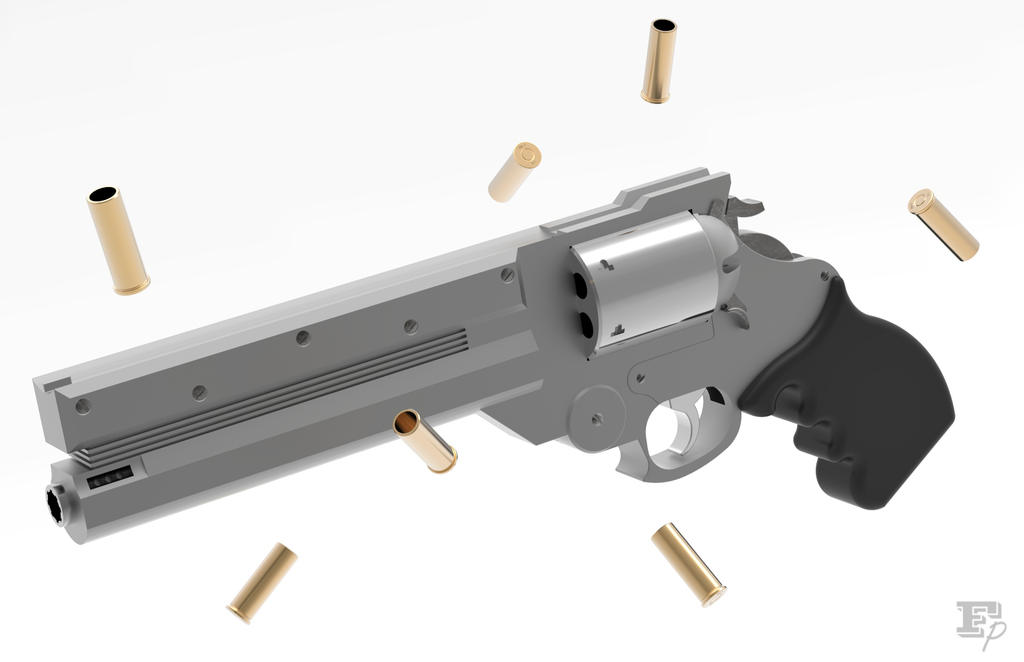 Trigun: Vash The Stampede Revolver Render by MrRobotboy on DeviantArt