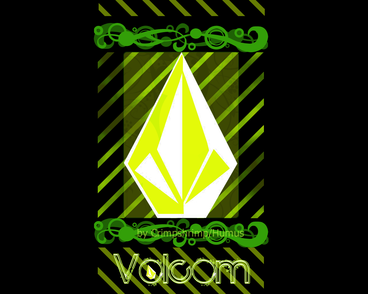 Lime Volcom Wallpaper By Hugorr On Deviantart