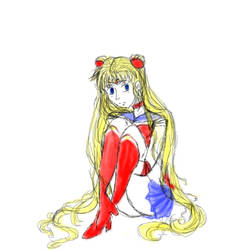 sailor moon sketching/coloring