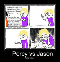 Percy Jackson vs. Jason Grace Meme