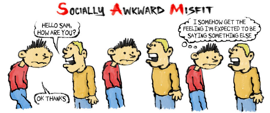 Misfit Examples Socially Awkward Misfit - How Are You by Awkward-Misfit on DeviantArt