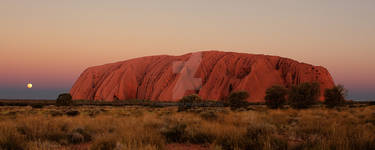 Moonrise at Uluru