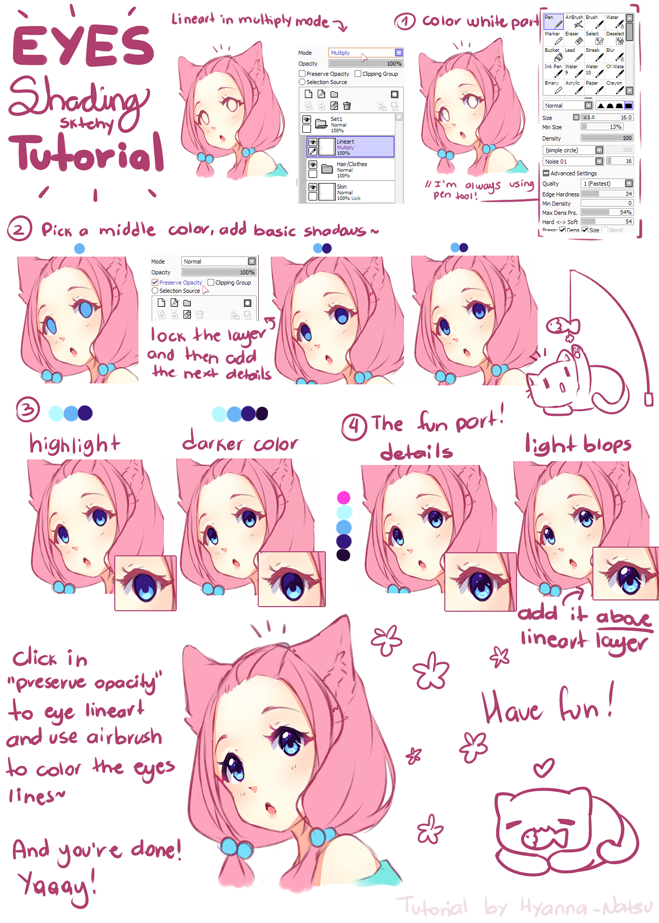 Tutorial - Hyan simple eye shading