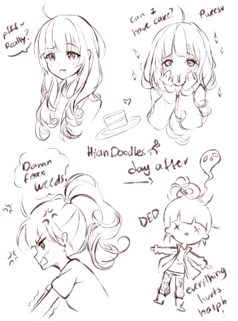 Hyan-tan expressions by Hyan-Doodles on DeviantArt