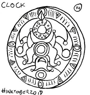 Inktober 2018 - 14: Clock