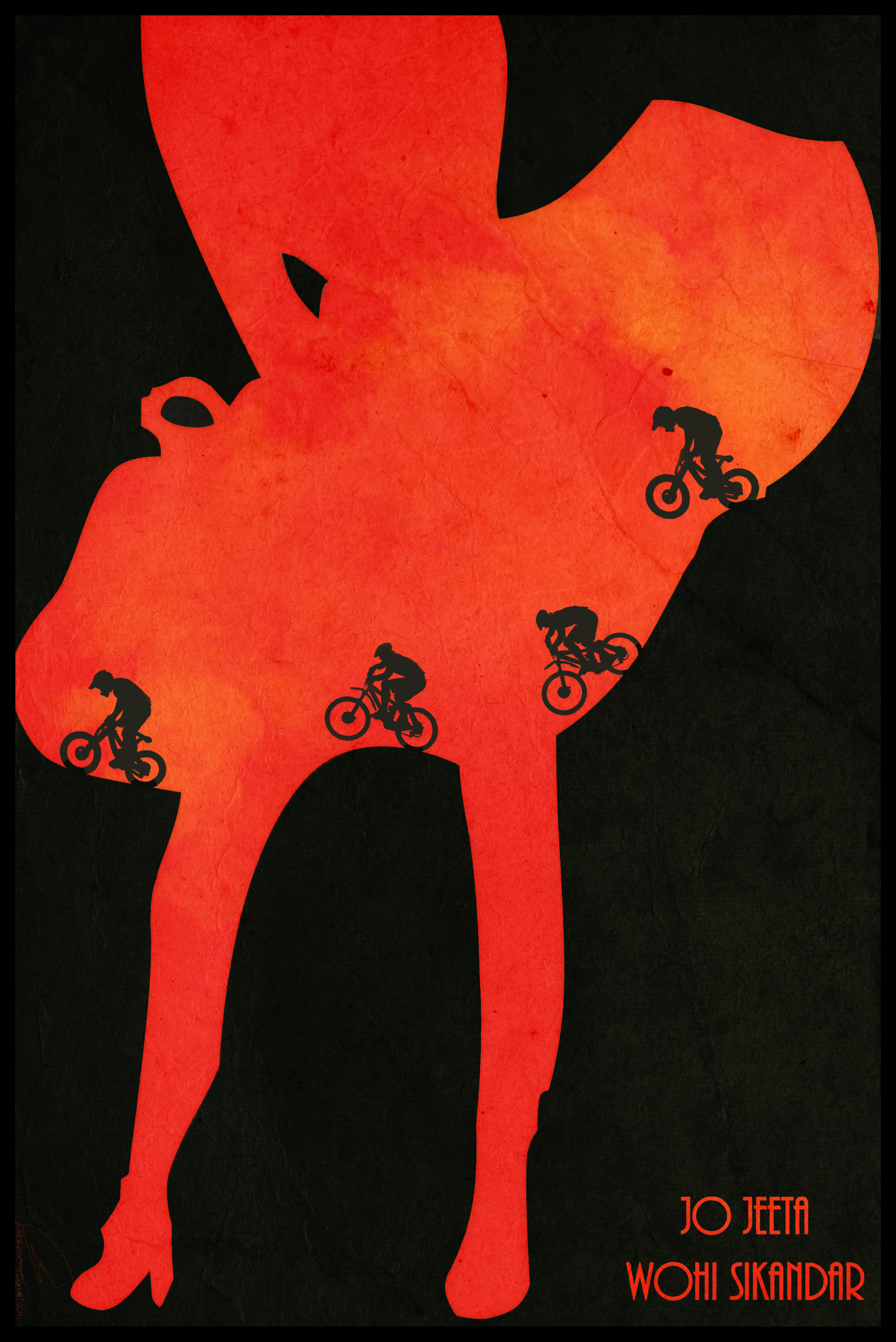 Jo JEETA Wohi SIkandar bollywood minimal poster by joshin1996 on DeviantArt Jo JEETA Wohi SIkandar bollywood minimal poster by joshin1996 on DeviantArt