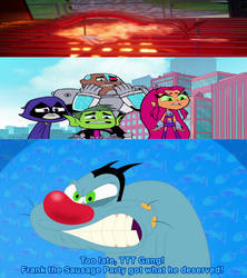 Oggy Scolds at TTG Gang