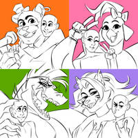YCH AUCTION FNAF ICONS [4/4 OPEN] by GinaCookies