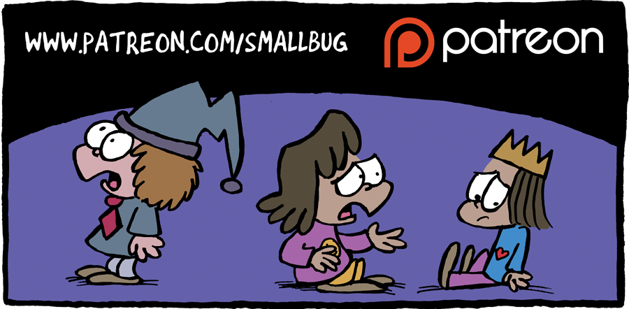 Patreon update: THE FUZZY PRINCESS #4, pages 17-18